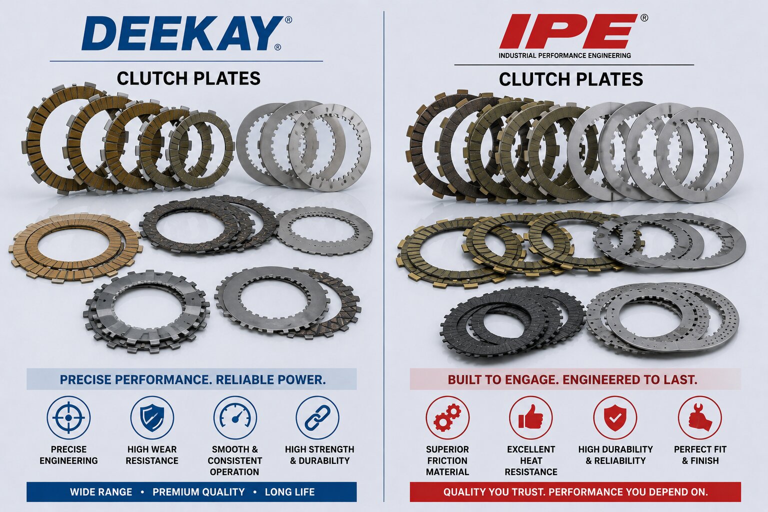 Clutch Plates DEEKAY / IPE Chennai