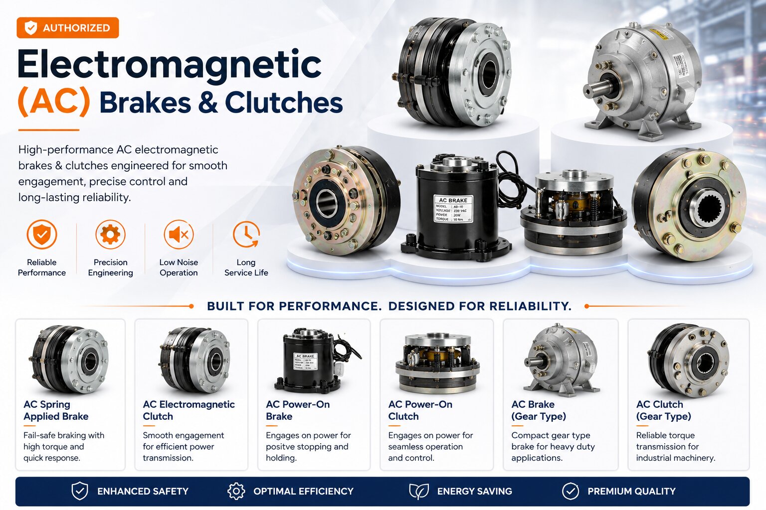 Electromagnetic (AC) Brakes & Clutches PETHE Chennai