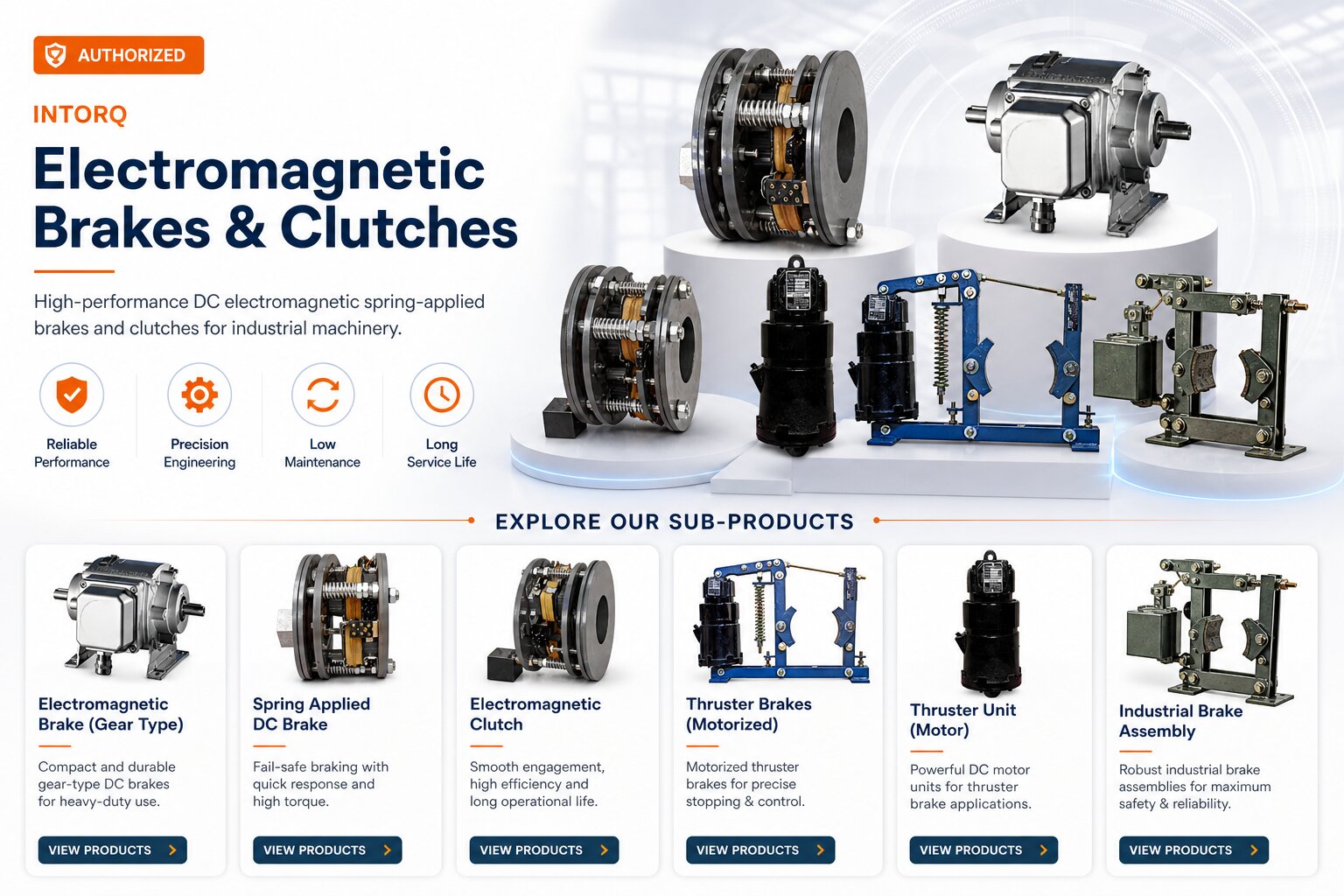Electromagnetic (DC) Brakes & Clutches INTORQ Chennai