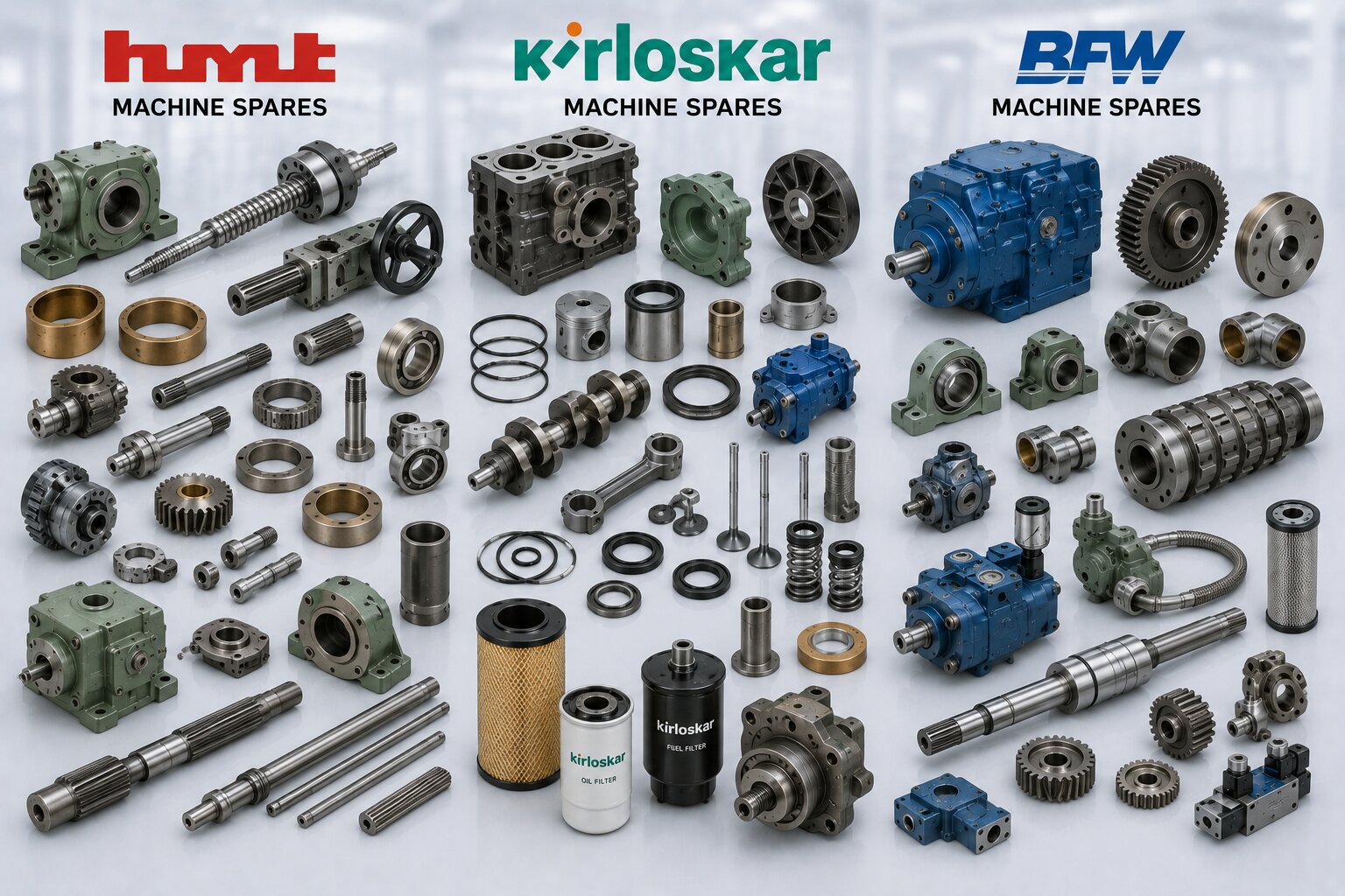 Machine Spares HMT / KIRLOSKAR / BFW Chennai