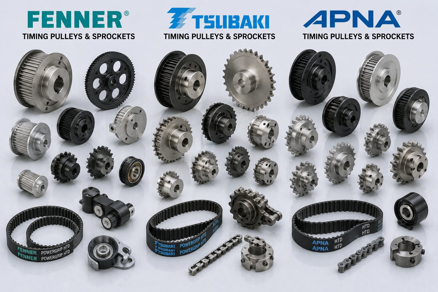 Timing Pulleys & Sprockets FENNER / TSUBAKI / APNA Chennai